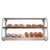 Koolmore DC-53C-B 41" W Curved Front Glass 2 Shelves Countertop Bakery Display Case