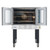 Koolmore KM-CCO54-NG 38" W Dual Glass Door Single Deck Natural Gas Commercial Convection Oven - 54,000 BTU