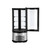 Koolmore CDUR-3C 3 Cu. Ft. Black Countertop Refrigerated Display Case - 120 Volts