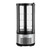 Koolmore CDUR-3C 3 Cu. Ft. Black Countertop Refrigerated Display Case - 120 Volts