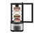 Koolmore CDUR-3C 3 Cu. Ft. Black Countertop Refrigerated Display Case - 120 Volts