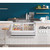 Koolmore CDC-250-WH 48" W White Countertop Refrigerated Display Case - 120 Volts