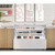 Koolmore KM-CDHF-17C-WH 17.6 Cu. Ft. White Stainless Steel Refrigerated Bakery Display Case