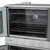 Koolmore KM-DCCO54-NGC 38" W Dual Glass Door-Double Deck Natural Gas Commercial Convection Oven with Casters - 108,000 BTU