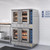 Koolmore KM-DCCO54-NGC 38" W Dual Glass Door-Double Deck Natural Gas Commercial Convection Oven with Casters - 108,000 BTU