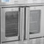 Koolmore KM-DCCO54-NGC 38" W Dual Glass Door-Double Deck Natural Gas Commercial Convection Oven with Casters - 108,000 BTU