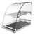 Koolmore DC-2CN 2.4 Cu. Ft. Curved Front Glass Rear Door Countertop Commercial Bakery Display Case