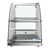Koolmore DC-2CN 2.4 Cu. Ft. Curved Front Glass Rear Door Countertop Commercial Bakery Display Case