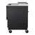 Koolmore KM-BOC25-BK 5 Cu. Ft. Black Built-In Opener Commercial Bottle Cooler - 115 Volts