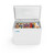 Koolmore SCF-7C 7 Cu. Ft. Aluminum White Solid Hinged Door with Lock Chest Freezer - 115 Volts
