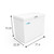 Koolmore SCF-7C 7 Cu. Ft. Aluminum White Solid Hinged Door with Lock Chest Freezer - 115 Volts