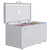 Koolmore SCF-16C 15.9 Cu. Ft. Aluminum White Solid Hinged Door with Lock Chest Freezer - 115 Volts