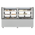 Koolmore BDC-20C 20 Cu. Ft. Front Curved Glass 2 Adjustable Shelves Non-Refrigerated Dry Bakery Display Case
