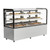 Koolmore BDC-20C 20 Cu. Ft. Front Curved Glass 2 Adjustable Shelves Non-Refrigerated Dry Bakery Display Case