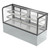 Koolmore BDC-20C 20 Cu. Ft. Front Curved Glass 2 Adjustable Shelves Non-Refrigerated Dry Bakery Display Case
