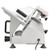 Koolmore CMS-10S 9.8" Blade Dia. Stainless Steel Electric Semi Automatic Slicer