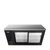 Atosa USA, Inc. SBB69SGGRAUS2 68" W x 24.5" D x 40.12" H Black Stainless Steel 2- Section Shallow Depth Atosa Back Bar Cooler - 115 Volts