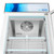 Koolmore MDF-1GD-23C-WH 23 Cu. Ft. White Reach-In Display Merchandiser Freezer - 115 Volts