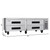 Koolmore KM-BR-724D 72.4" W Stainless Steel Commercial Chef Base Refrigerator Storage Cabinet