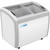 Koolmore MCF-9C 9 Cu. Ft. White Sliding Glass Door Ice Cream Display Chest Freezer - 115 Volts
