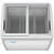 Koolmore MCF-9C 9 Cu. Ft. White Sliding Glass Door Ice Cream Display Chest Freezer - 115 Volts