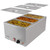 Koolmore CFW-3 6 Qt. Stainless Steel 20 Gauge Electric Countertop Food Warmer - 115 Volts