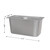 Koolmore CFW-3 6 Qt. Stainless Steel 20 Gauge Electric Countertop Food Warmer - 115 Volts