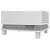 Koolmore CDCU-3C-WH 3 Cu. Ft. White Countertop Refrigerated Display Case - 115 Volts