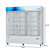 Koolmore MDF-3GD-52C-WH 52 Cu. Ft. White Reach-In Display Merchandiser Freezer - 115 Volts
