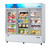 Koolmore MDF-3GD-52C-WH 52 Cu. Ft. White Reach-In Display Merchandiser Freezer - 115 Volts
