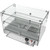 Koolmore HDC-1.7C 1.7 Cu. Ft. Curved Front Glass 2 Shelves Countertop Display Warmer