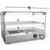 Koolmore HDC-1.7C 1.7 Cu. Ft. Curved Front Glass 2 Shelves Countertop Display Warmer