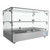 Koolmore HDC-1.7C 1.7 Cu. Ft. Curved Front Glass 2 Shelves Countertop Display Warmer