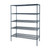Atosa USA, Inc. MWSSE187286 72" W x 18" D Slate Gray Coated Epoxy 5 Shelves Shelving Unit