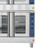 Koolmore KM-DCCO54-LP 38" W Dual Glass Door-Double Deck Liquid Propane Commercial Convection Oven - 108,000 BTU