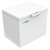 Koolmore SCF-9C 7 Cu. Ft. Aluminum White Solid Hinged Door with Lock Chest Freezer - 115 Volts