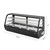 Koolmore CDC-8C-BK 60" W Black Countertop Refrigerated Display Case - 110 Volts