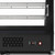 Koolmore CDC-8C-BK 60" W Black Countertop Refrigerated Display Case - 110 Volts