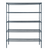 Atosa USA, Inc. MWSSE244886 48" W x 24" D Slate Gray Coated Epoxy 5 Shelves Shelving Unit