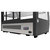 Koolmore CDC-5C-BK 5.6 Cu. Ft. Stainless Steel Countertop Refrigerated Display Case - 115 Volts