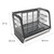 Koolmore CDC-5C-BK 5.6 Cu. Ft. Stainless Steel Countertop Refrigerated Display Case - 115 Volts