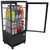 Koolmore CDCU-3C-BK 3 Cu. Ft. Black Countertop Refrigerated Display Case - 115 Volts
