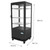Koolmore CDCU-3C-BK 3 Cu. Ft. Black Countertop Refrigerated Display Case - 115 Volts