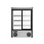 Koolmore CDC-49-SS 24" W Stainless Steel Countertop Refrigerated Display Case - 120 Volts