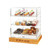 Rosseto BD125 21.5" x 17" x 25.5" H Rectangular Clear Acrylic Countertop Bakery Case