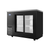 Atosa USA, Inc. SBB48SGGRAUS2 48" W x 24.5" D x 40.12" H Black Stainless Steel 2- Section Shallow Depth Atosa Back Bar Cooler - 115 Volts