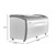 Koolmore MCF-20C 20 Cu. Ft. White Sliding Glass Door Ice Cream Display Chest Freezer - 115 Volts