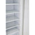 Koolmore KM-FMD12WH 12 Cu. Ft. White Stainless Steel Solid Door Reach-In Freezer - 115 Volts