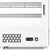 Koolmore CDC-8C-WH 60" W White Countertop Refrigerated Display Case - 110 Volts