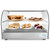 Koolmore HDC-1.5C 1.5 Cu. Ft. Curved Front Glass 2 Shelves Countertop Display Warmer